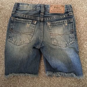Polo jean shorts! 4T